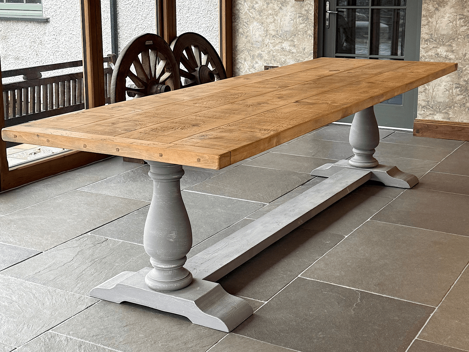 Balustrade Pedestal Table
